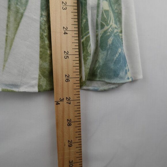 Mudd Vintage Babydoll Tank Top Medium Green Y2K Floral Fairy Flowy 90s Butterfly - Picture 7 of 10